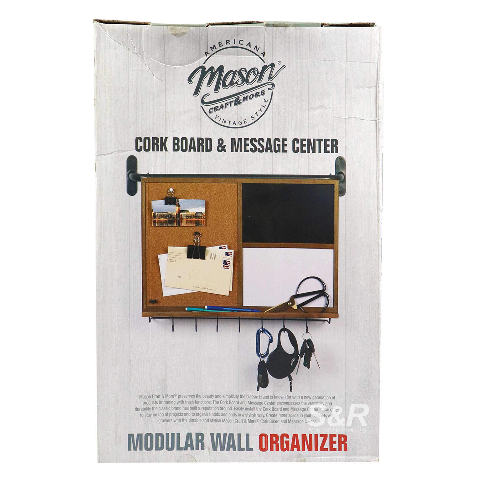 Mason Cork Board and Message Center 1 set Mason Cork Board and Message Center 1 set
